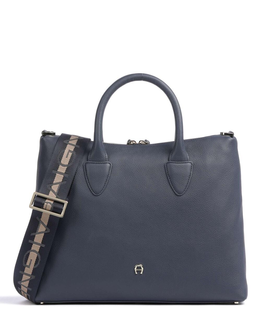 

Сумочка Zita из зерненой коровьей кожи Aigner, синий