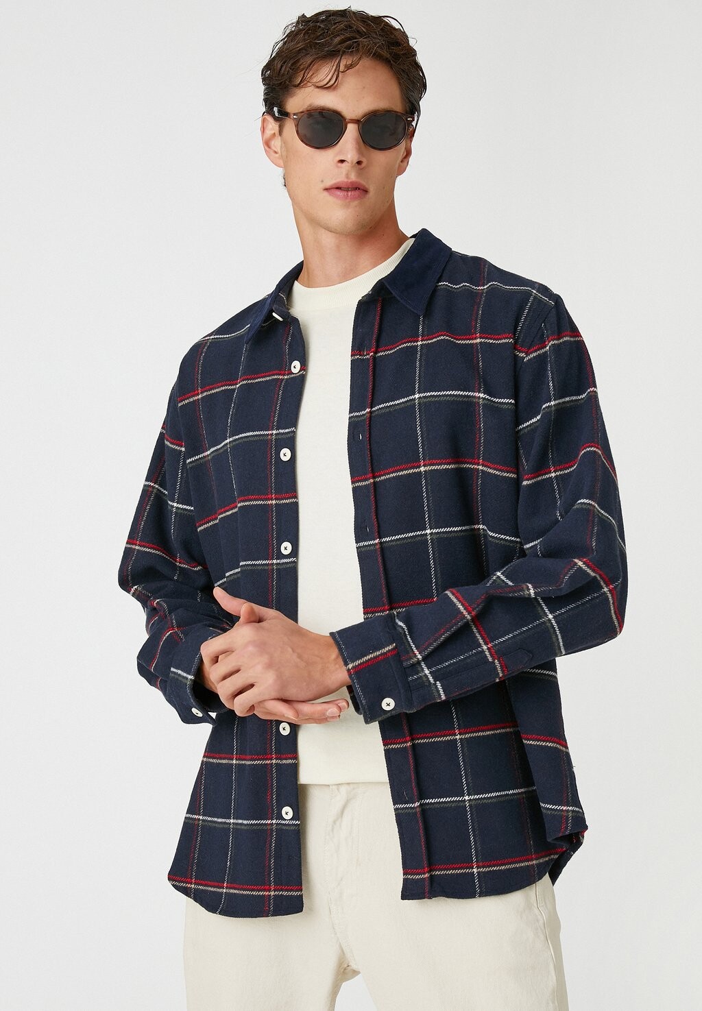 

Рубашка CHECK PLAID Koton, цвет dark blue
