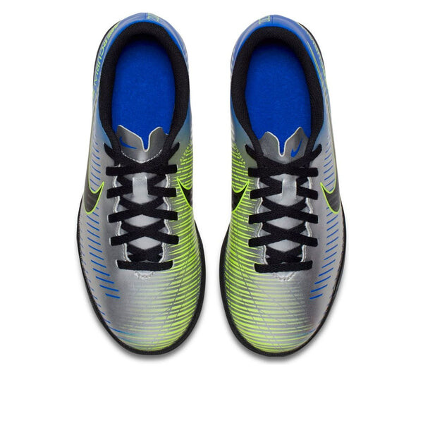 Кроссовки mercurialx victory 6 tf 'silver blue' Nike, серебряный — фото 4