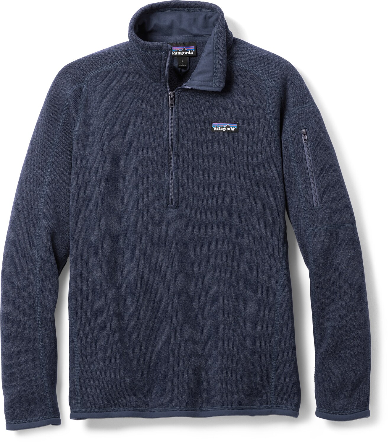 

Флисовый пуловер Better Sweater с молнией в четверть — женский Patagonia, синий