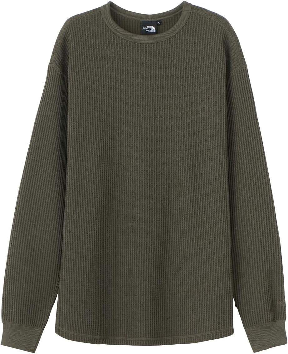 

Толстовка с длинными рукавами и вафельной текстурой THE NORTH FACE, унисекс, для взрослых, серо-коричневый