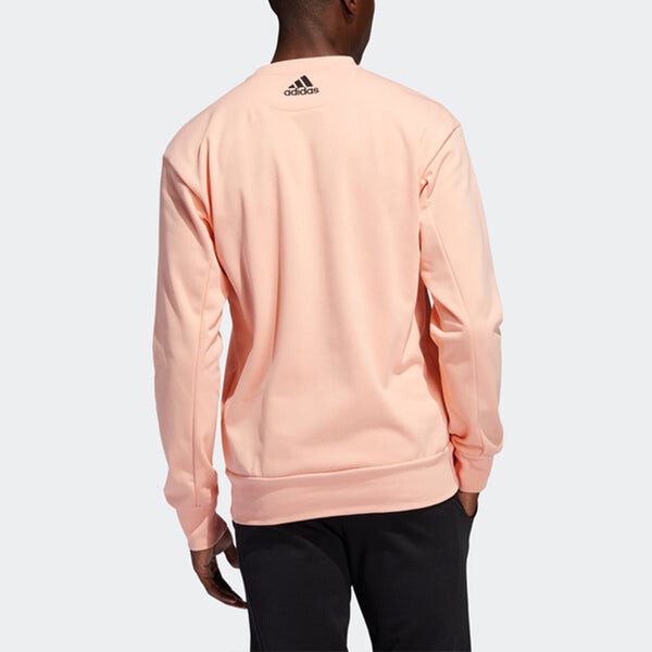 Толстовка adidas Harden Fle Crew Basketball Sports Pullover Pink Red, красный — фото 4