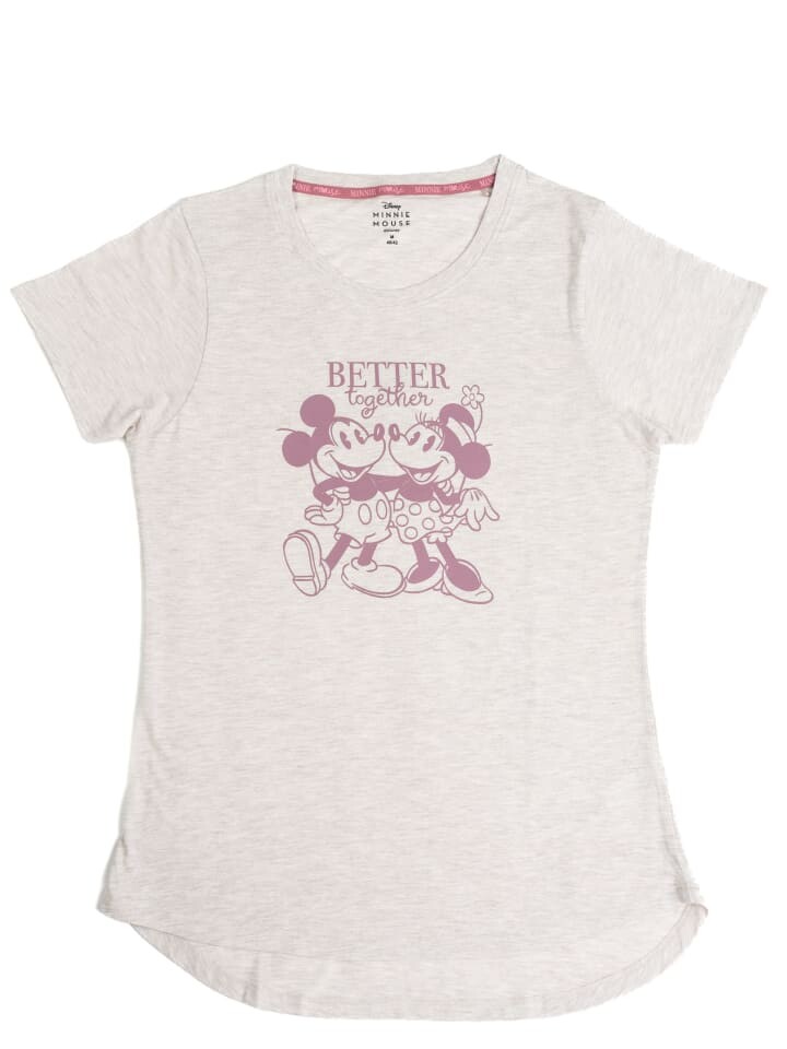 

Футболка United Labels Disney Minnie Mouse T-Shirt Better together Oberteil Shirt Top, бежевый