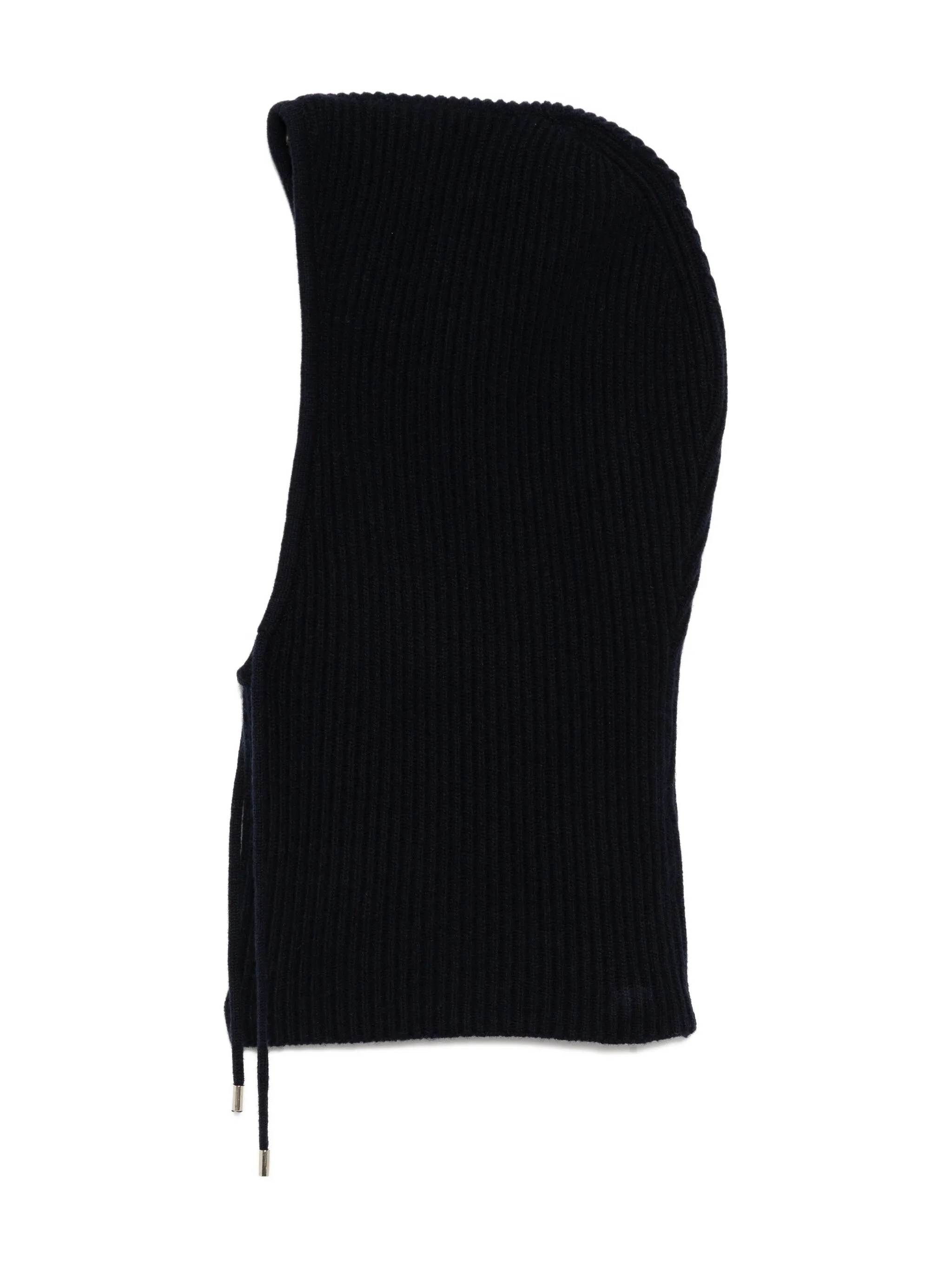 

Кашемировый капюшон в рубчик N.Peal, синий