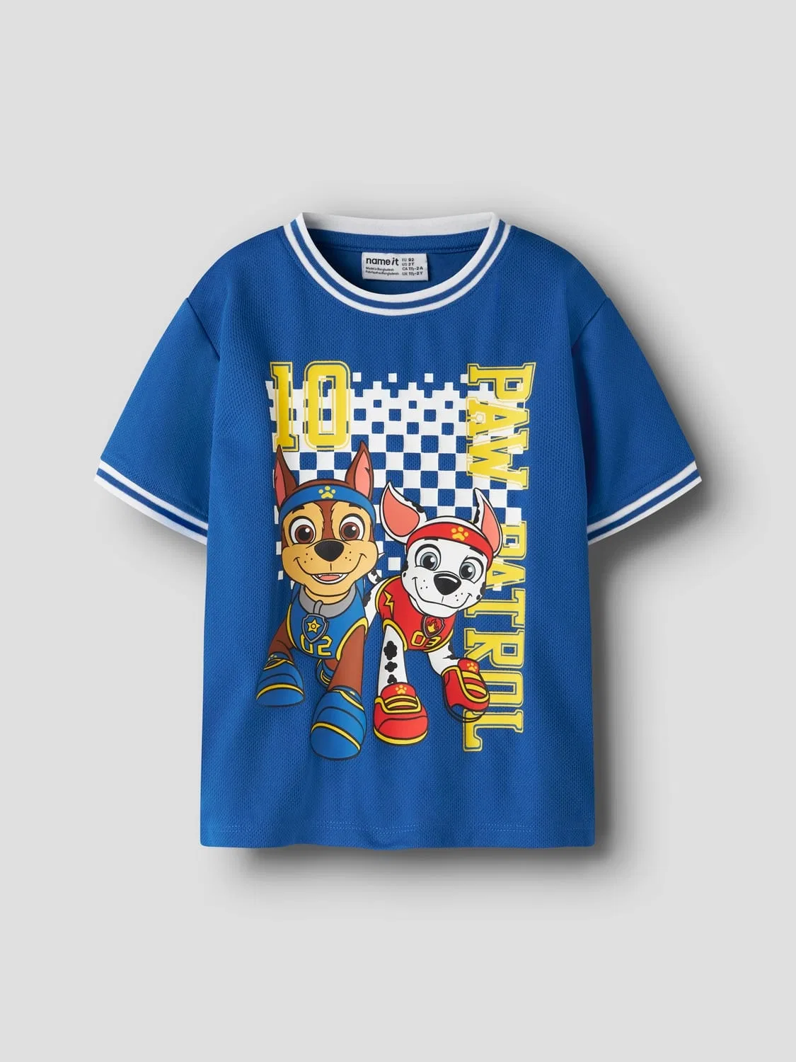 Футболка с принтом Paw Patrol Name It, лазурно-голубой — фото 4