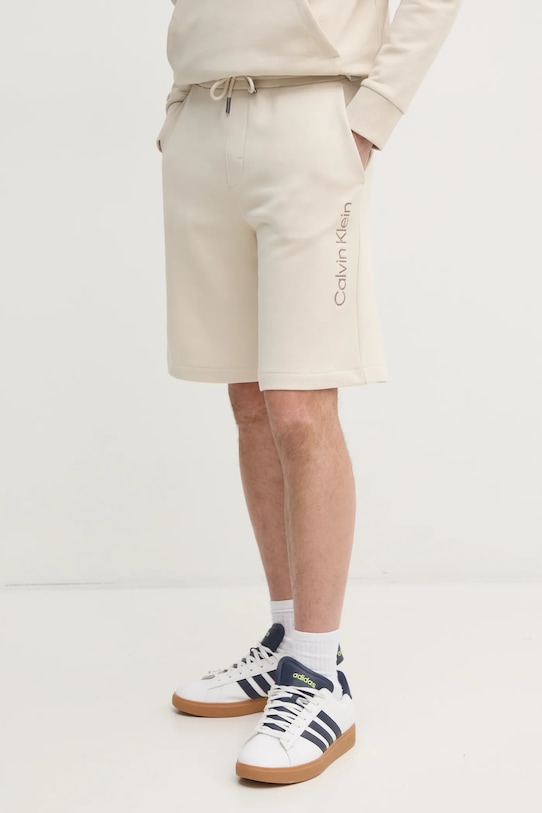 

Хлопковые шорты Calvin Klein, бежевый