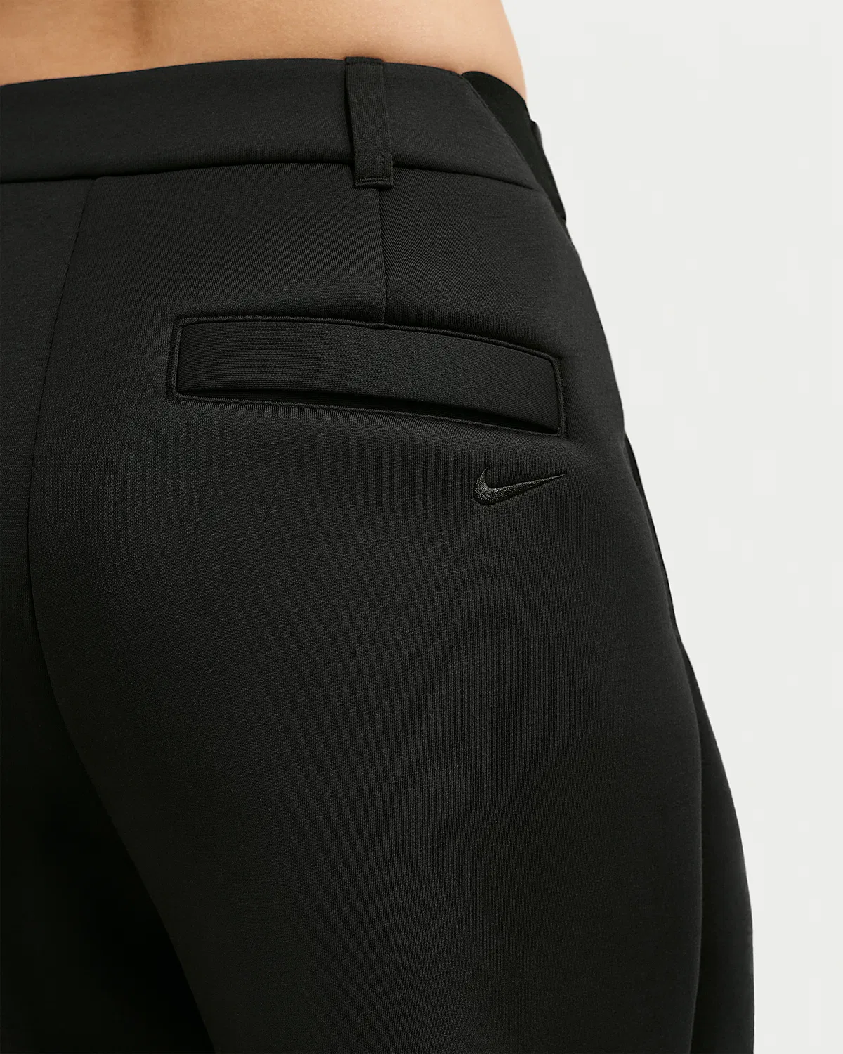 Женские свободные брюки со средней посадкой Nike Pregame Fleece, Black/Black/Black/Black — фото 3