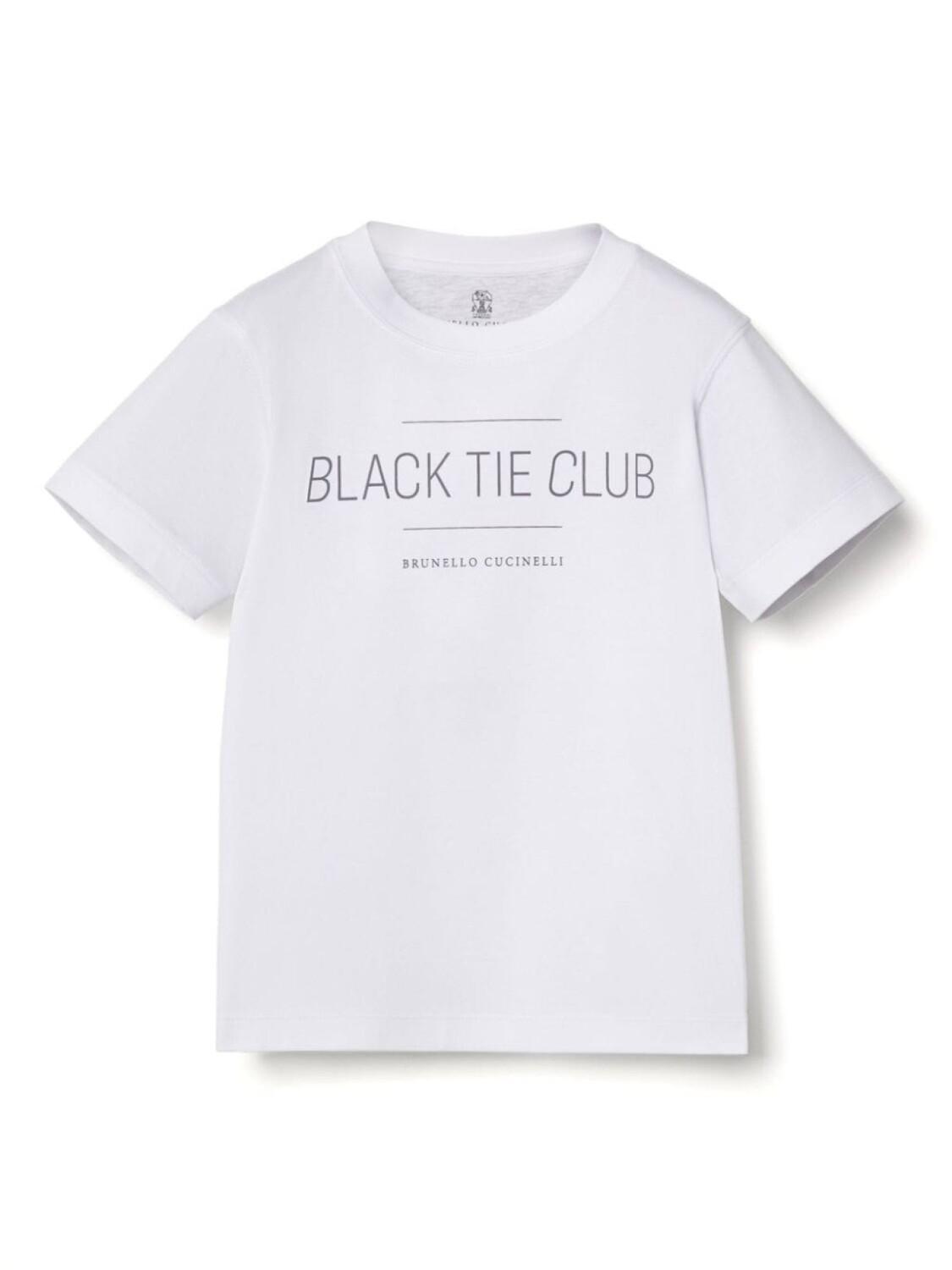 

Brunello Cucinelli Kids футболка с графичным принтом, белый