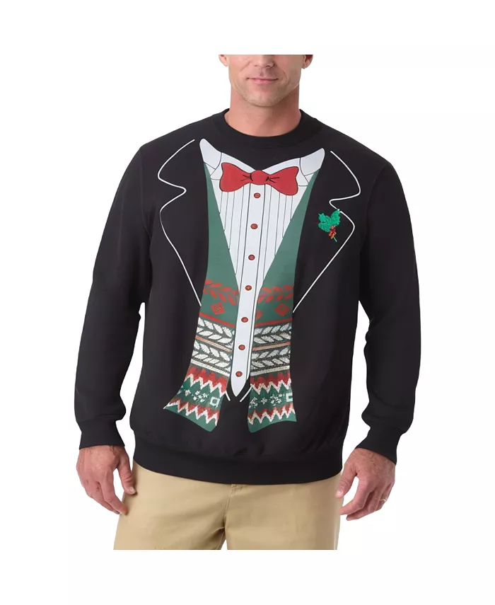 

Флисовая толстовка с принтом Big & Tall KingSize, мультиколор