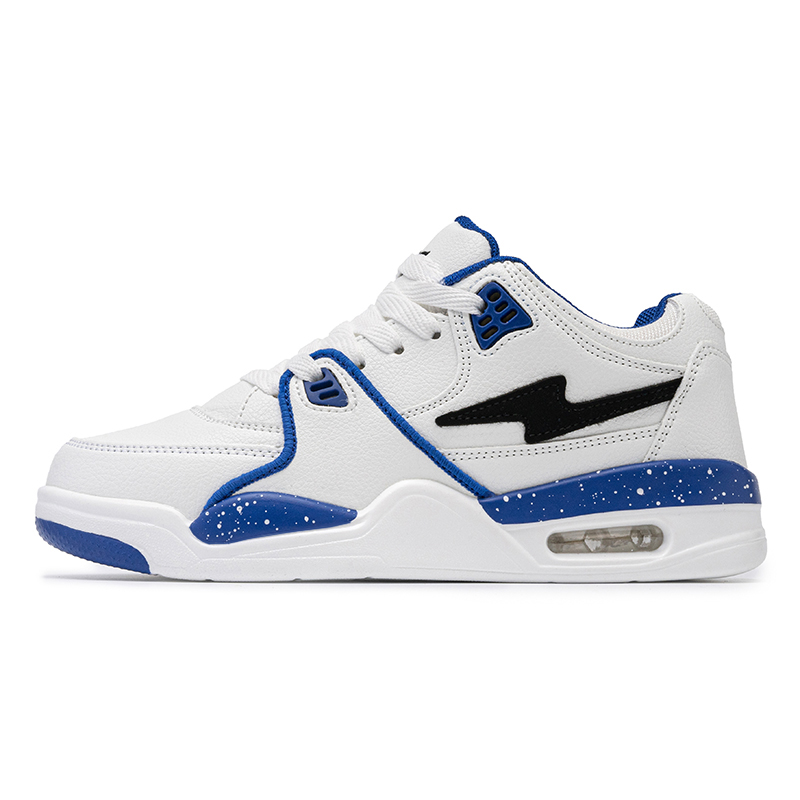 

HUANAI Низкие скейтерские кроссовки унисекс бело-голубые, цвет White Blue