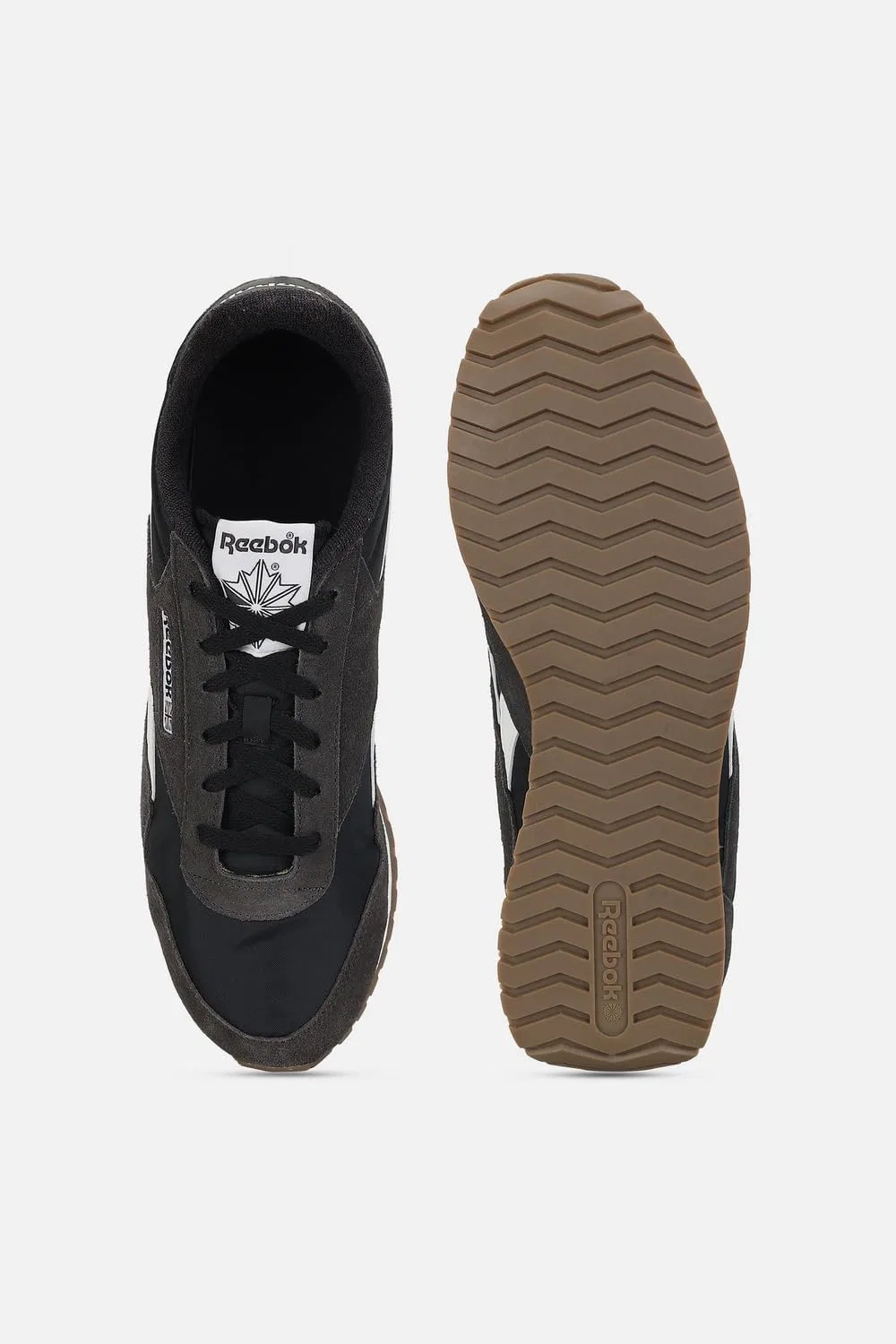 Кроссовки Reebok Unisex Classic Az, Washed Black Black Chalk — фото 3