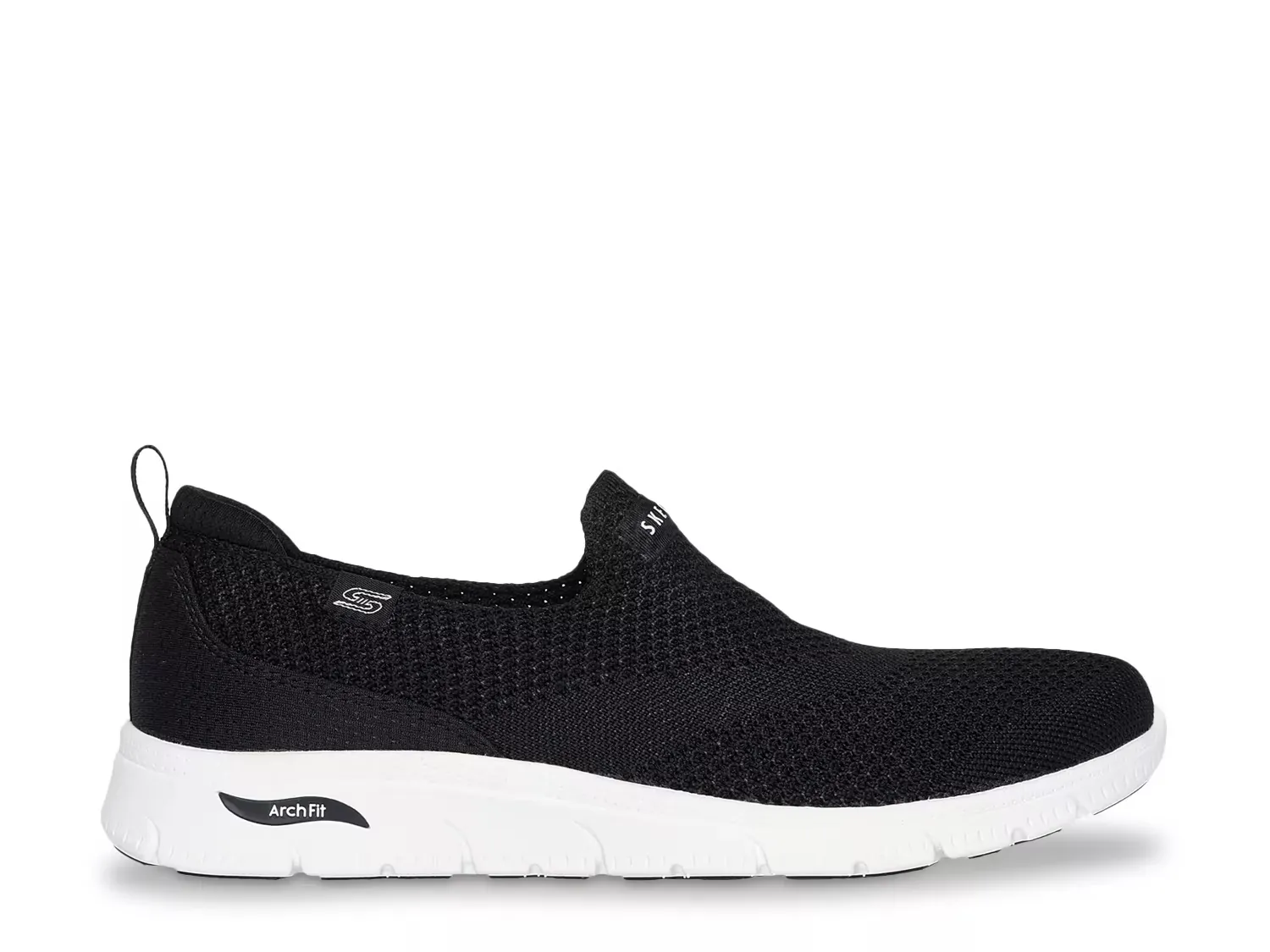 Arch Fit 2.0 Refine Cascade Слипоны Sneaker - женские Skechers, Black/White — фото 3