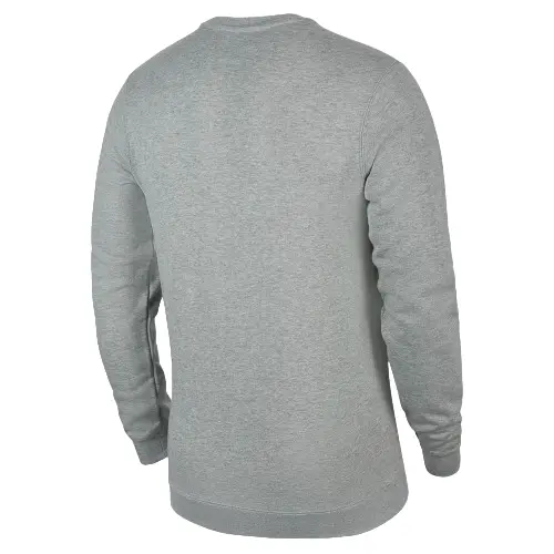 Толстовка Nike Sportswear French Terry Long Sleeve Sweatshirt 'Grey', серый — фото 2