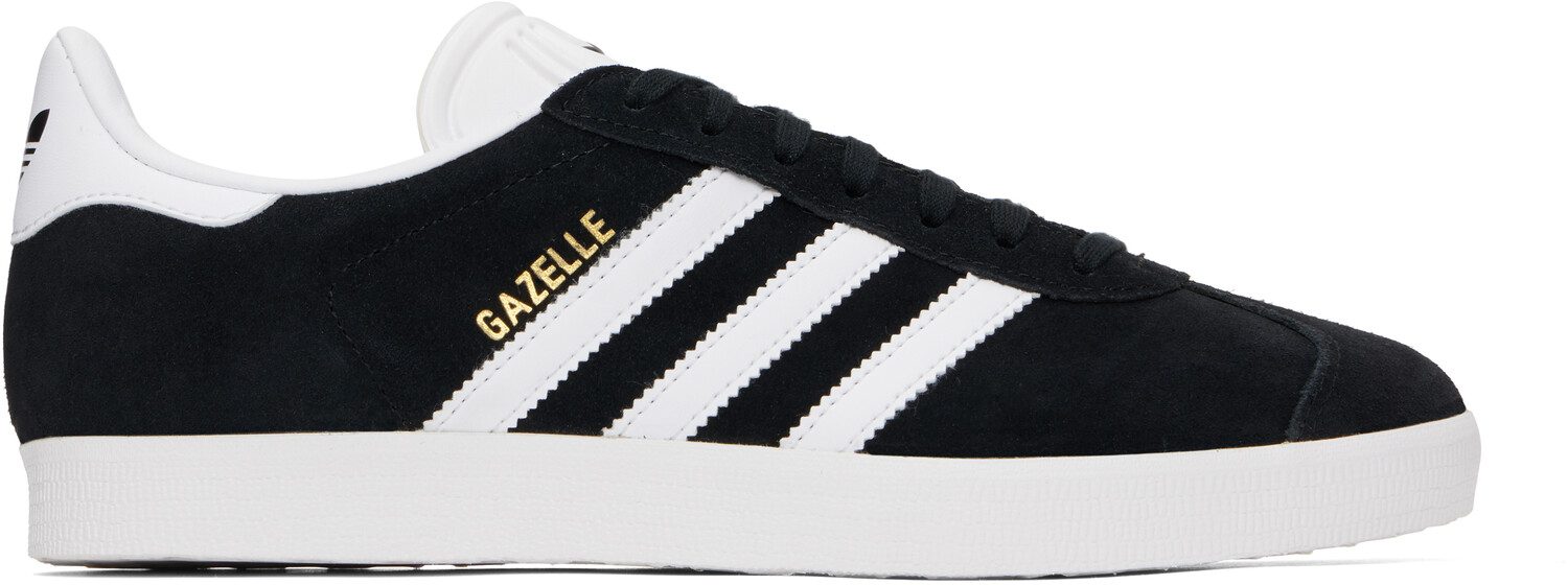 

Кроссовки Gazelle черного и белого цвета Adidas Originals, Core black/White/Gold metallic, Черный, Кроссовки Gazelle черного и белого цвета Adidas Originals, Core black/White/Gold metallic
