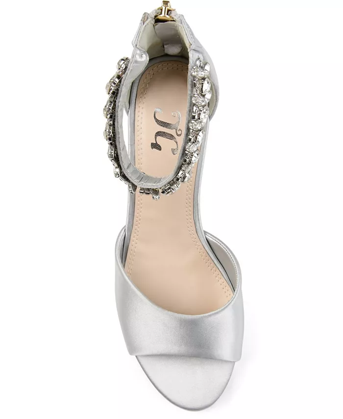 Женские босоножки Connor Wedges Journee Collection, серый — фото 4