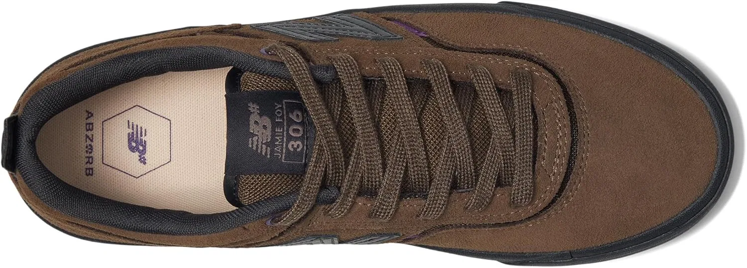 Кроссовки для скейтбординга New Balance Numeric 306 V1, коричневый — фото 2