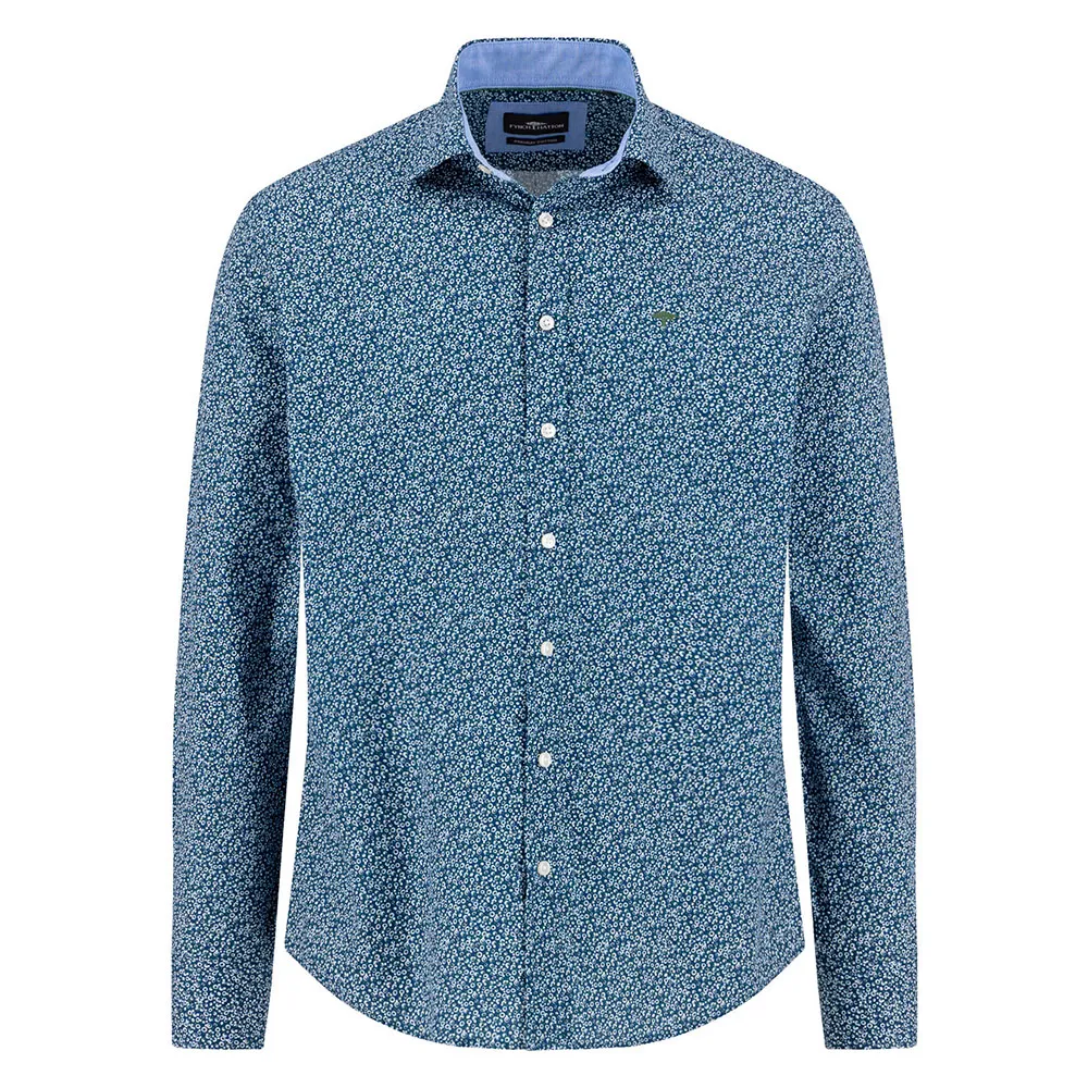 

Рубашка с длинным рукавом Fynch Hatton 15095643, синий