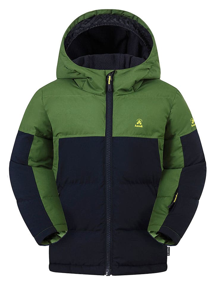 

Зимняя куртка Tucker зеленого/антрацитового цвета Kamik