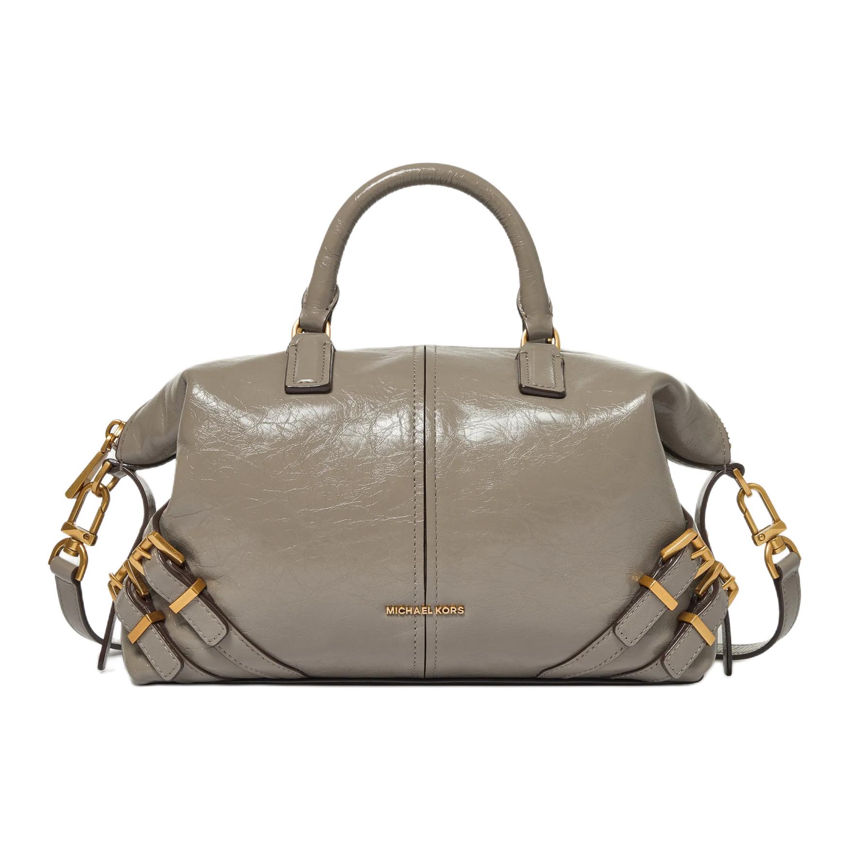 

MICHAEL KORS Сумка женская из кожи Даррингтон коровьей бежевая