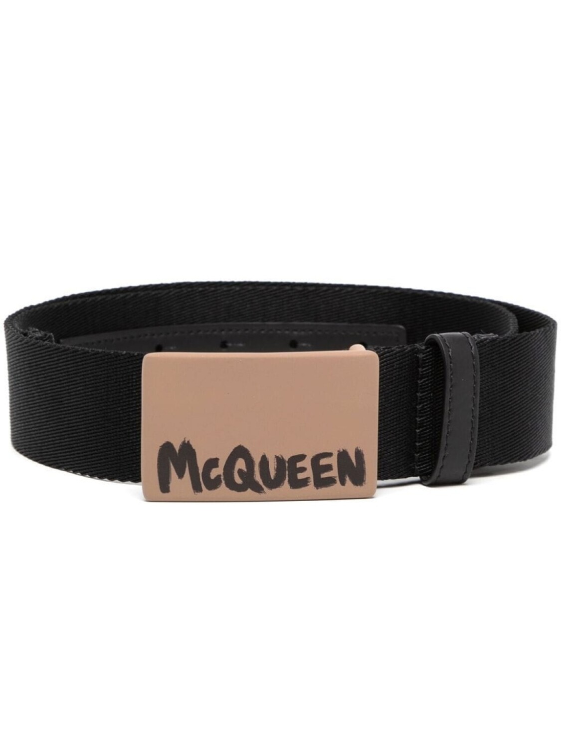 

Ремень с логотипом Alexander McQueen, черный