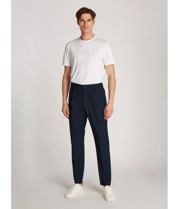 Шерстяные брюки-чинос в стиле гарлем Regular fit Tommy Hilfiger, синий — фото 2