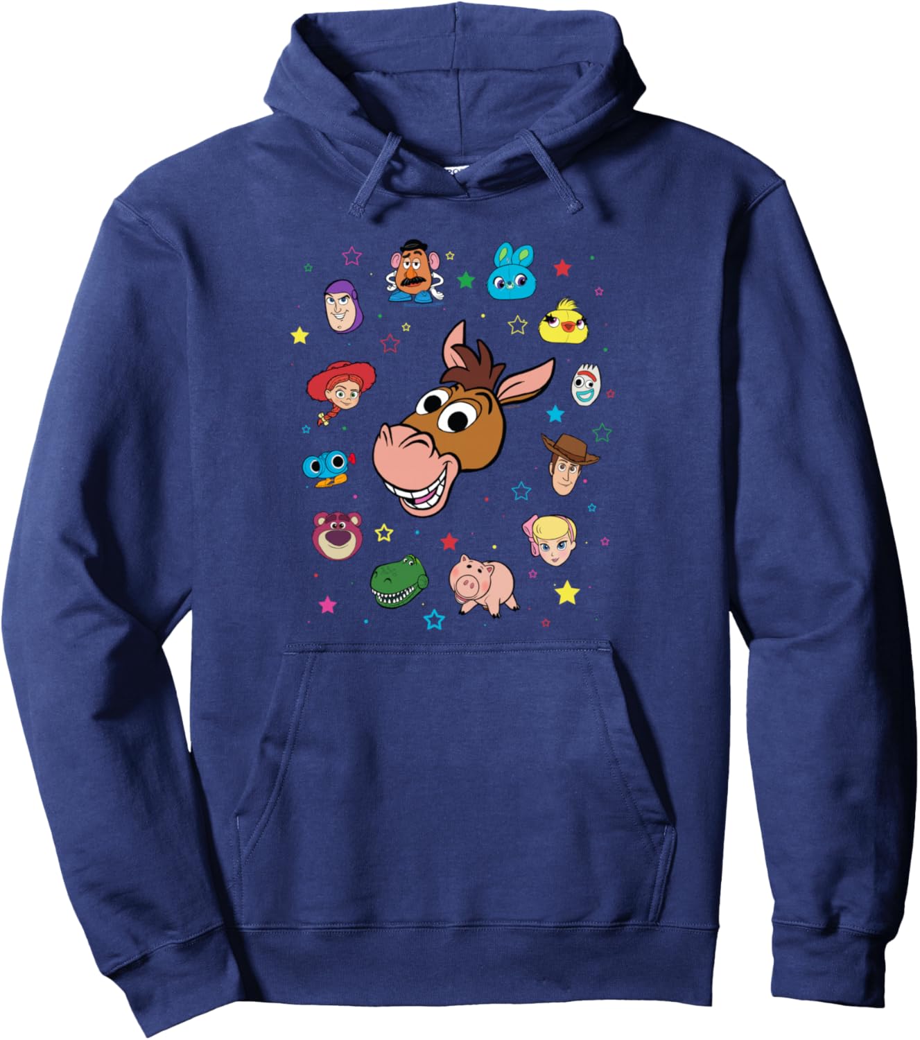 

Худи Disney Pixar Toy Story Bullseye Big Face Collage, темно-синий