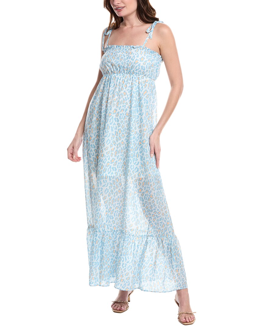 

Платье-макси MARION с завязками, синий