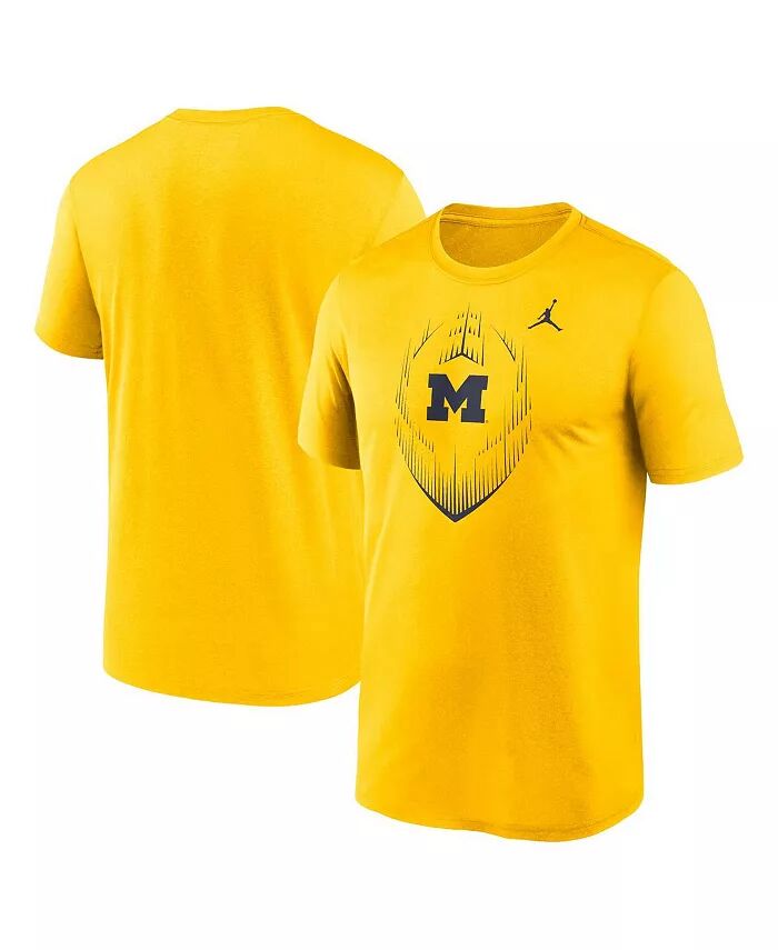 

Футболка мужская Maize Michigan Wolverines Primetime Legend Icon Performance Jordan