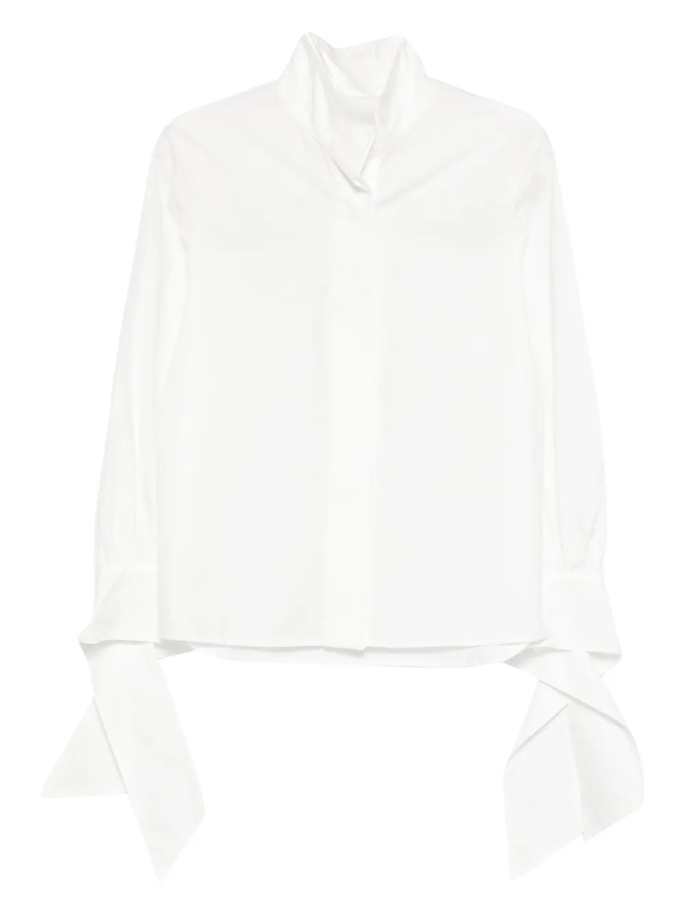 

Рубашка Elea с завязками Raquel Diniz, белый