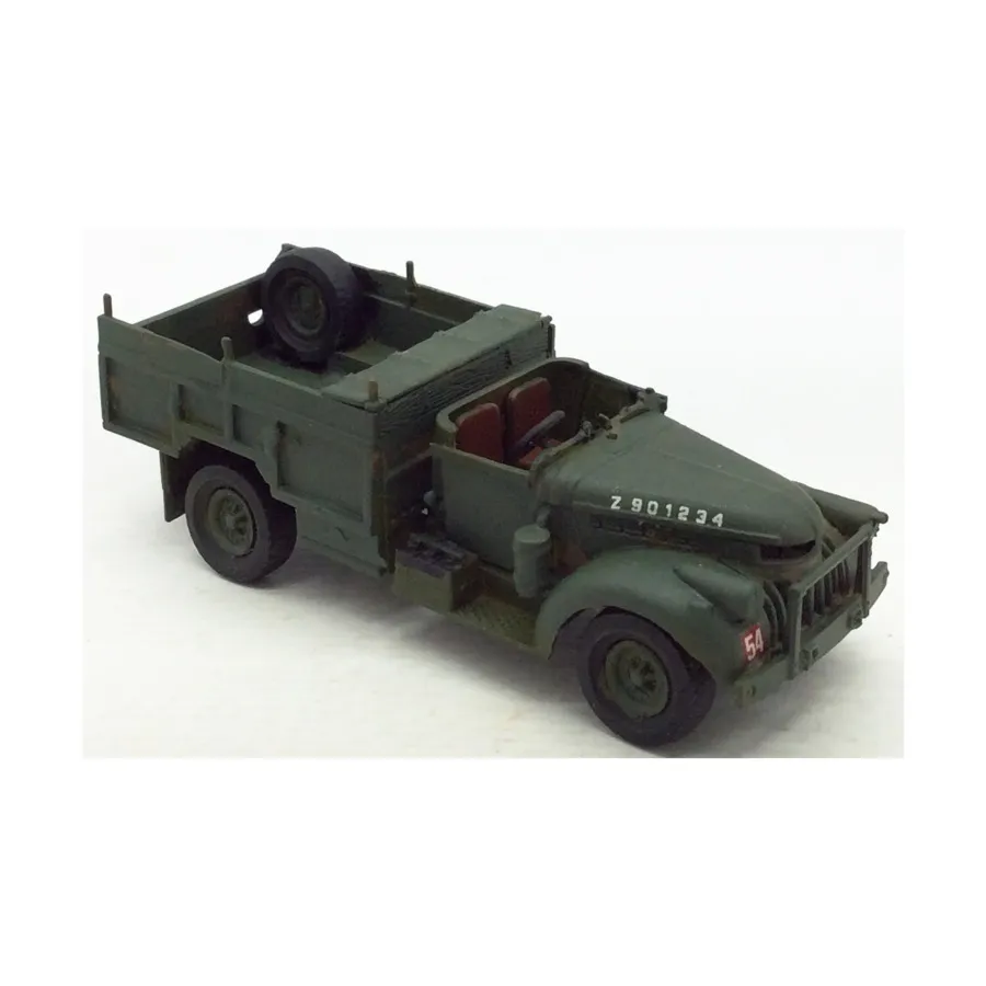 

Британский дальневосточный грузовик Chevy 1/2 тонны №1, Miscellaneous Historical Miniatures - Loose Miniatures (Various Scales) (Unknown Manufacturer)