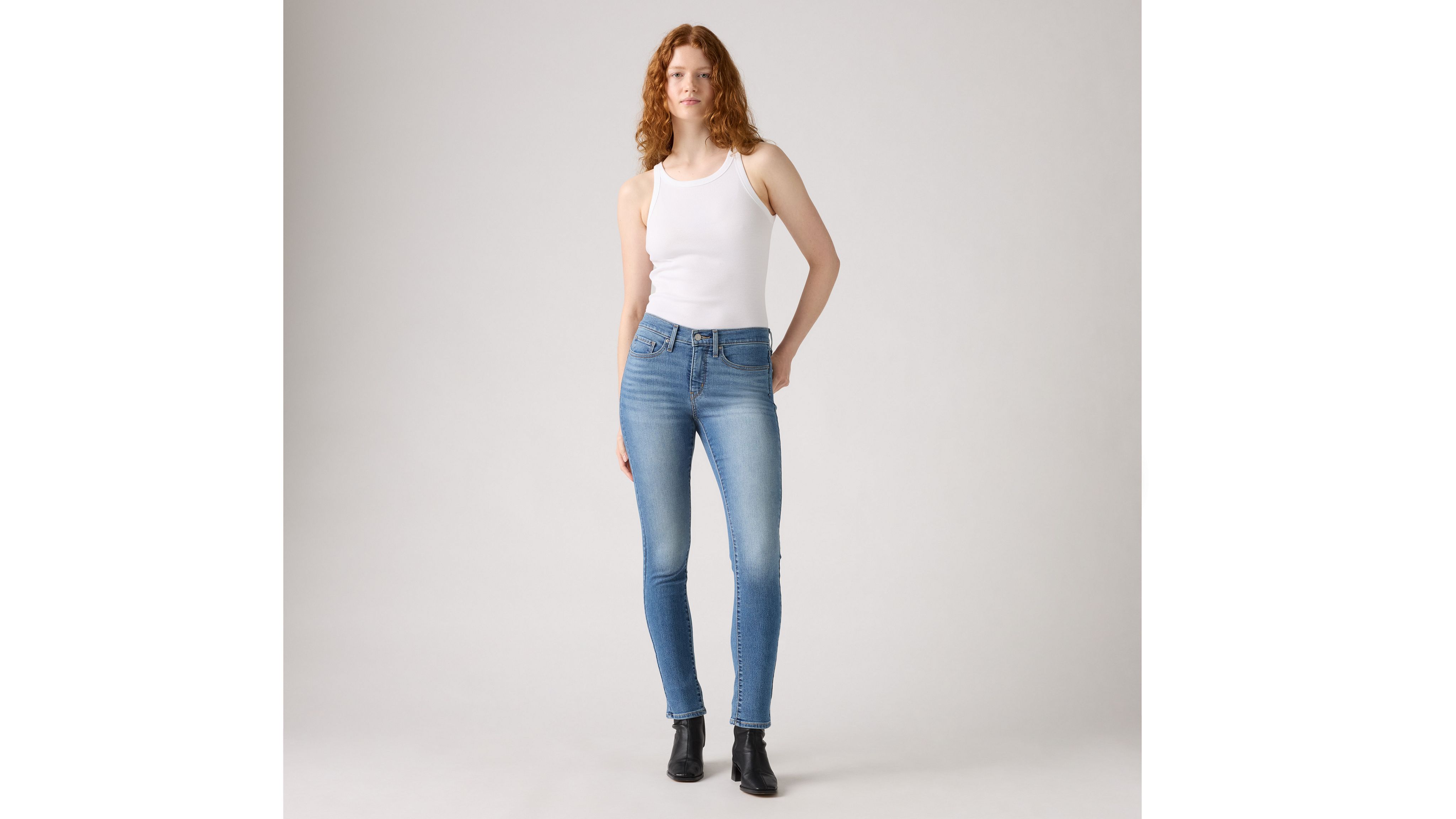 311 Узкие женские джинсы Shaping Levi's, Eternal Indigo - Medium Wash — фото 2