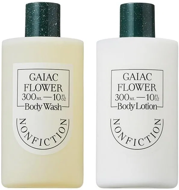 Набор для тела Gaiac Flower Body Wash & Body Lotion Non-Fiction, 2х300 мл
