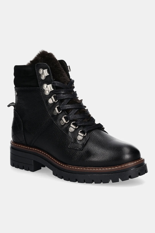 Женские ботинки Barbour Bamburgh из зернистой кожи, черный