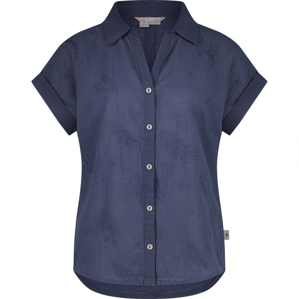 

Рубашка с коротким рукавом Royal Robbins Oasis, синий