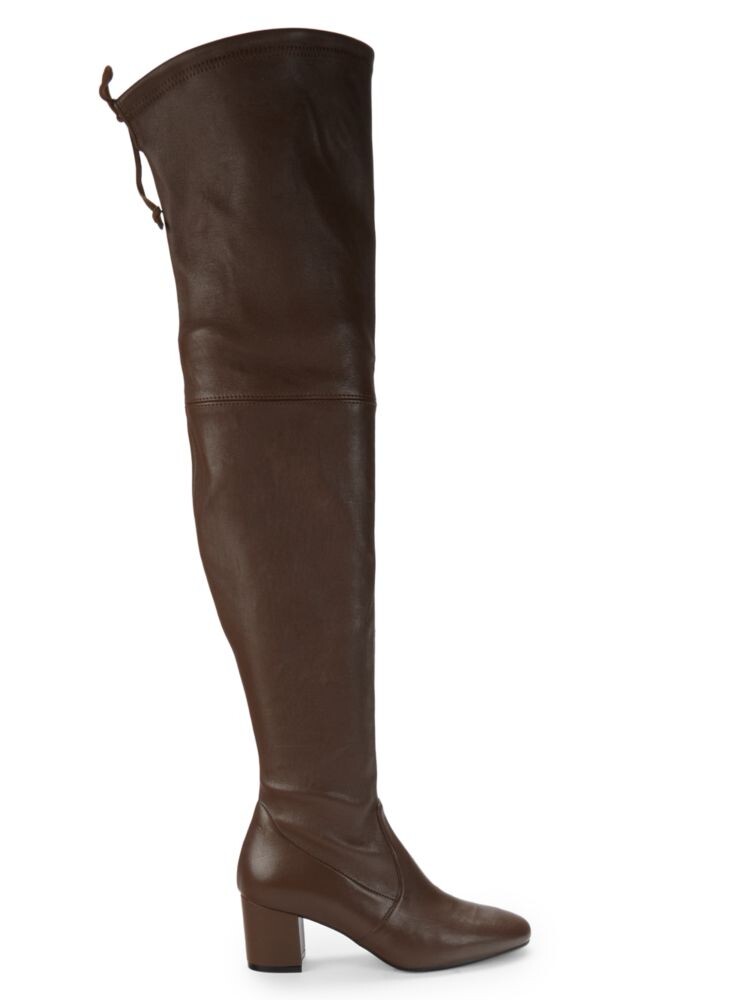 Высокие городские ботинки Genna до бедра Stuart Weitzman, цвет Espresso