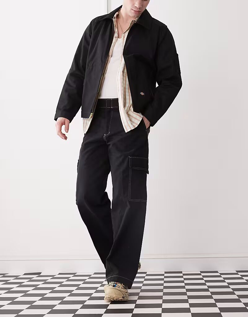 

Рабочие брюки Dickies Riverbend Cargo черного цвета
