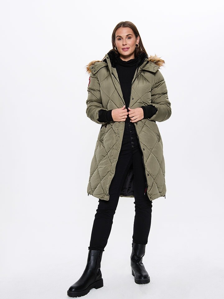 

Пуховик CANADA weather gear Wintermantel, хаки