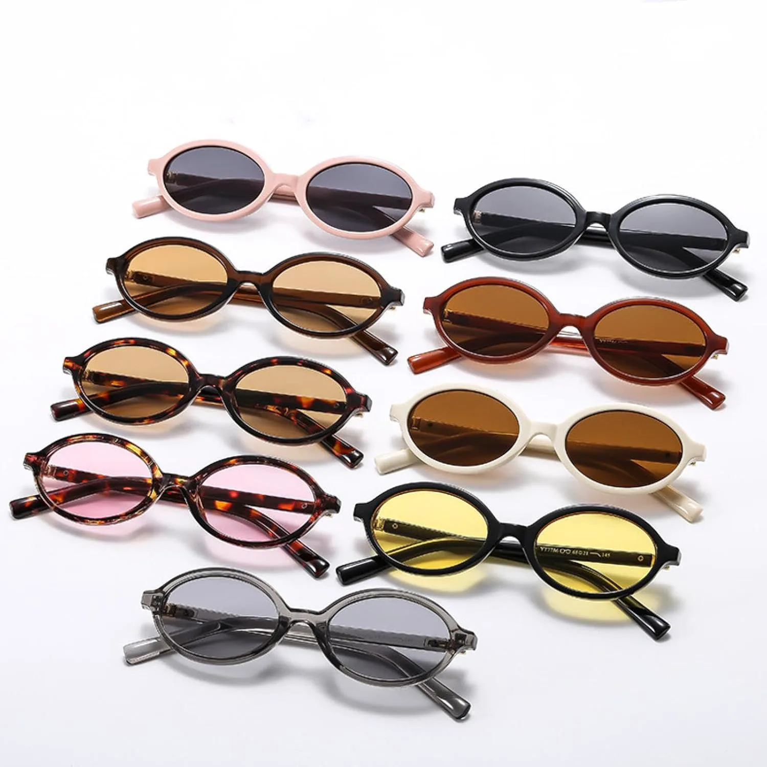 

Солнцезащитные очки с защитой от УФ-излучения UV400 | Женские овальные очки в маленькой оправе, черные | для занятий спортом на открытом воздухе FYTUP, 05