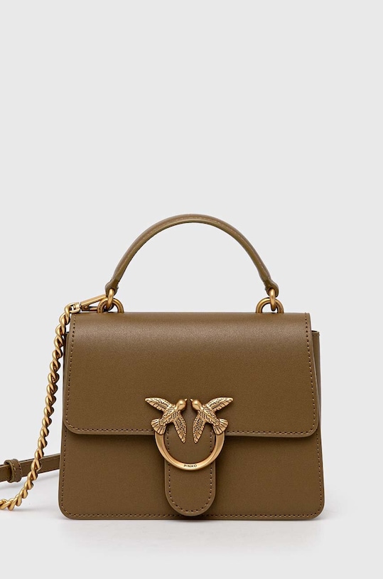 

Кожаная сумка Pinko, зеленый