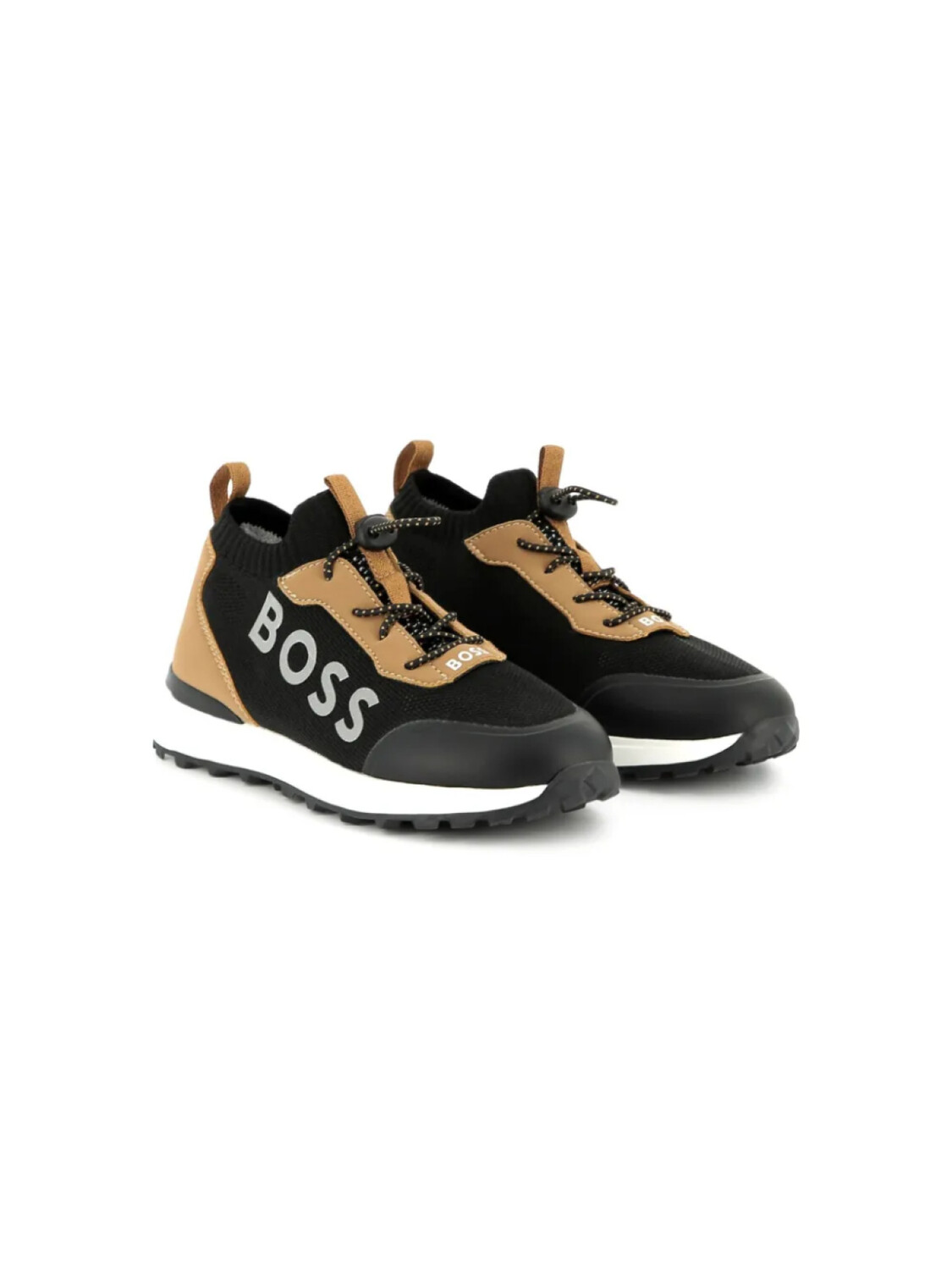 

BOSS Kidswear кроссовки с логотипом, черный