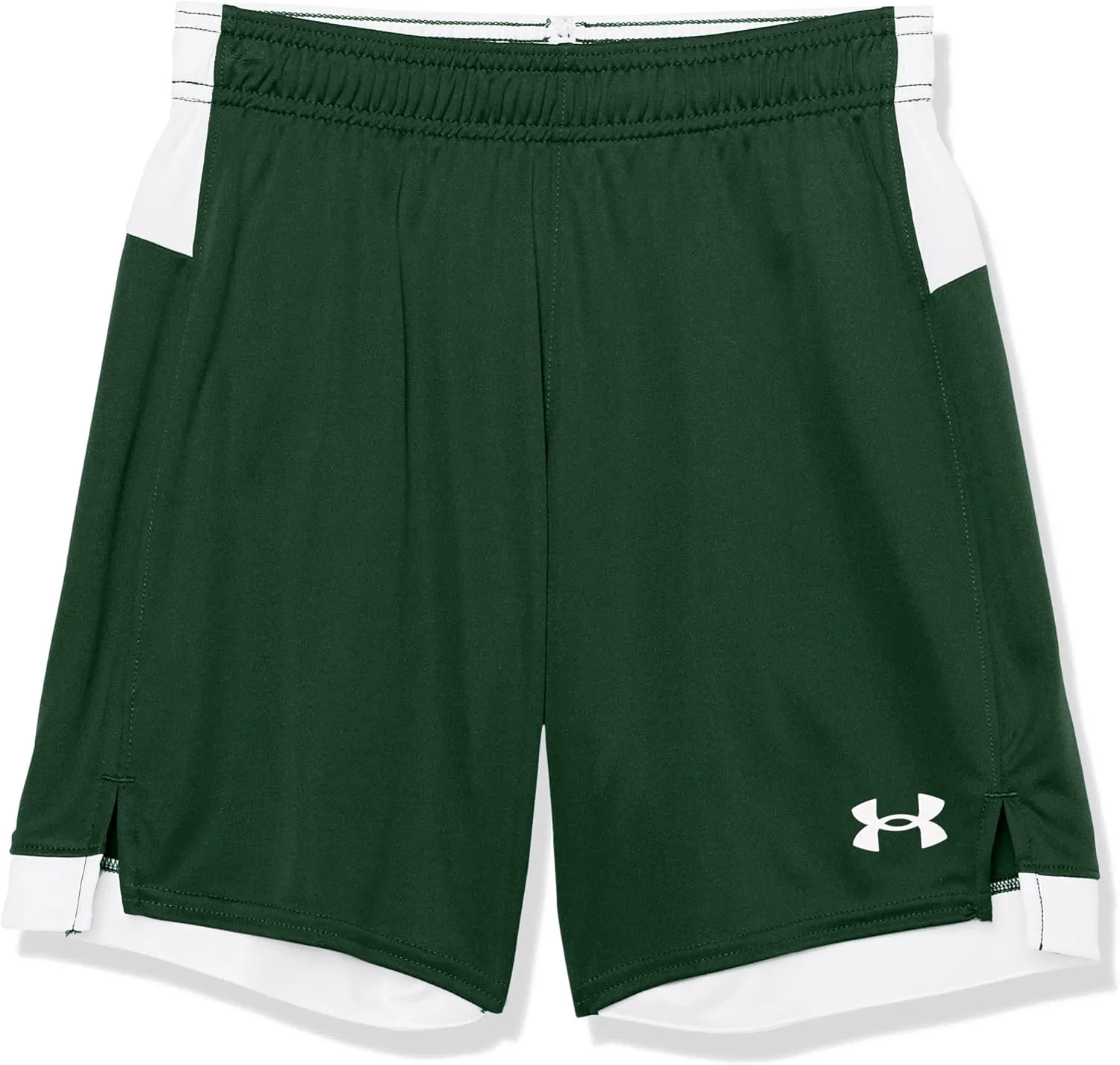 Детские шорты Under Armour Maquina 3.0, (301) Forest Green//White