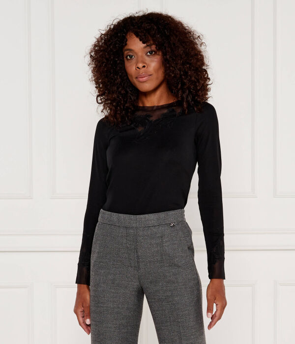 

Блуза Slim fit Marc Cain, черный