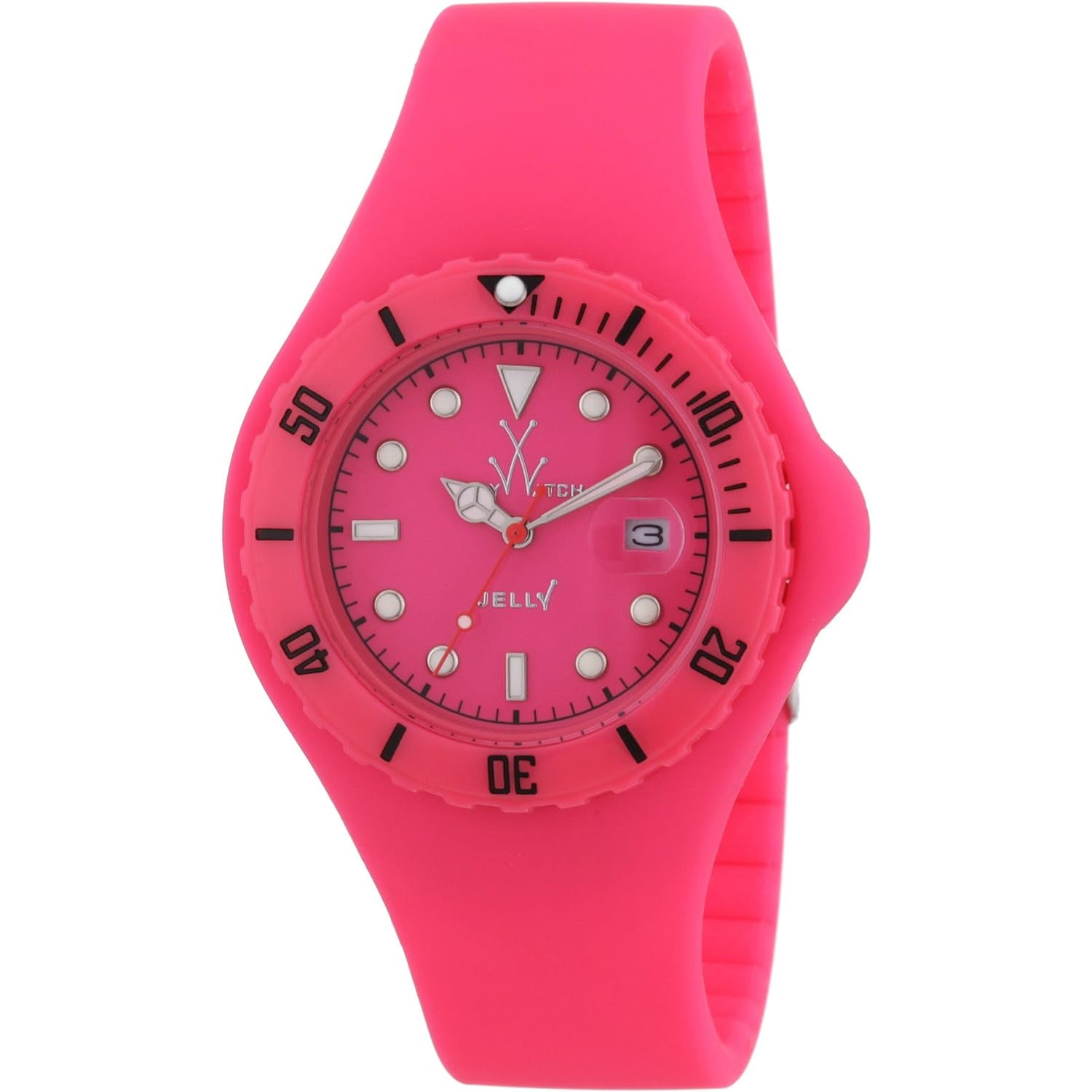 

Игрушечные часы женские с розовым циферблатом в виде желе Toy Watch