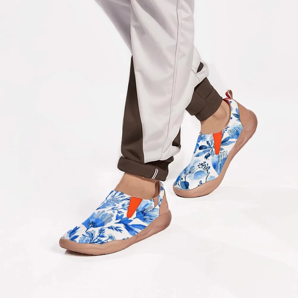 Мокасины мужские повседневные, Loafers & Slip-Ons, Art Painted Blue-01 Solepulse — фото 2