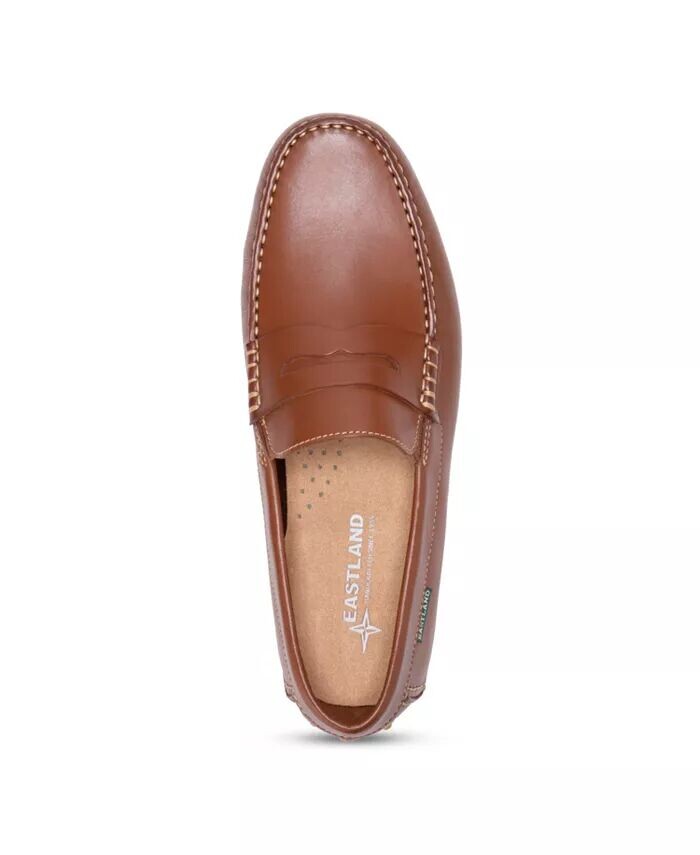 Мужские кожаные повседневные лоферы для вождения Henderson Eastland Shoe, коричневый — фото 3