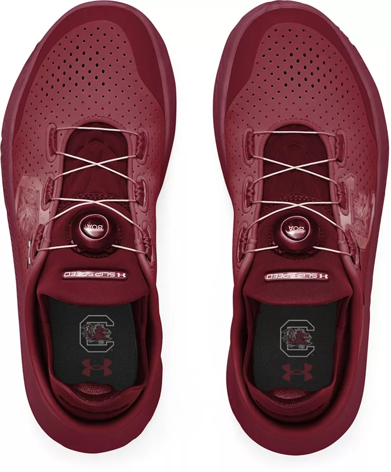 Мужские тренировочные кроссовки Under Armour South Carolina Gamecocks Slipspeed Gear For Sports, красный/белый — фото 2