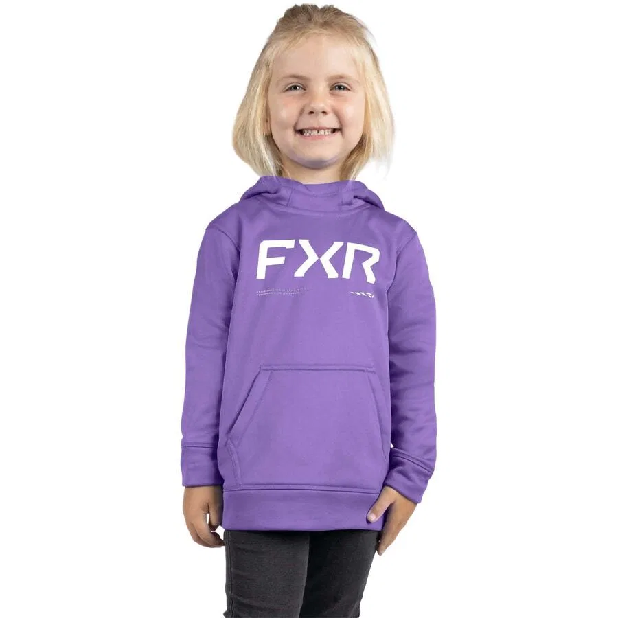 Детская толстовка с капюшоном из водородных технологий Fxr, Amethyst
