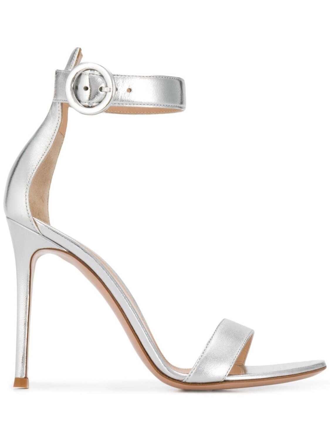 

Gianvito Rossi босоножки с открытым носком, серебристый