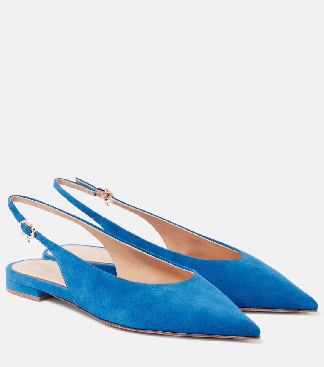 Замшевые туфли с открытой пяткой Gianvito Rossi, Rio