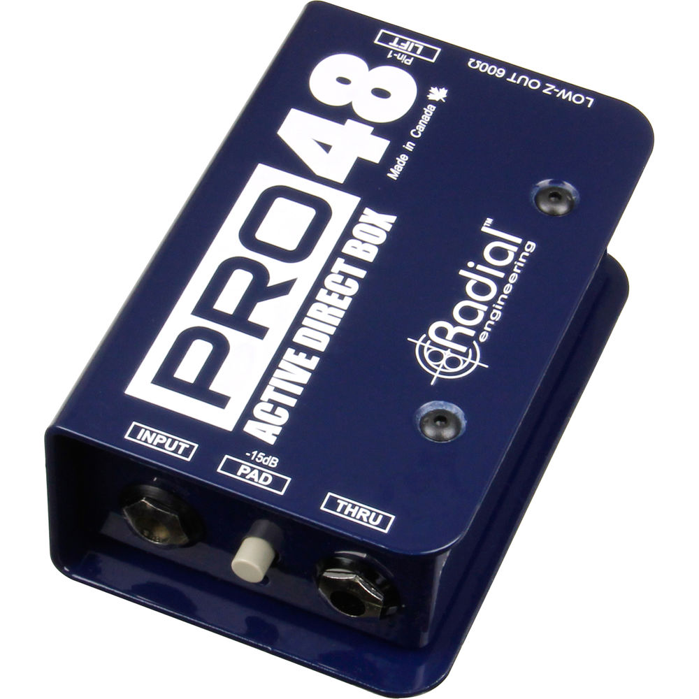 

Директ-бокс Radial Engineering Pro48 Active Direct Box R800 1105